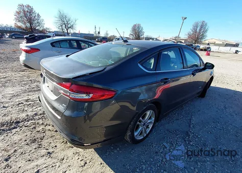 2018 Ford Fusion Hybrid Se из США, поврежденный, VIN 3FA6P0LU6JR102379